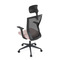 Kancelářská židle Autronic Kancelářská židle, černá MESH síťovina, růžová látka, houpací mechanismus, plastový kříž, kolečka pro tvrdé podlahy (KA-V328 PINK) (17)