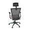 Kancelářská židle Autronic Kancelářská židle, černá MESH síťovina, růžová látka, houpací mechanismus, plastový kříž, kolečka pro tvrdé podlahy (KA-V328 PINK) (18)