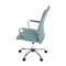 Kancelářská židle Autronic Kancelářská židle, modrá ekokůže, houpací mech, kolečka pro tvrdé podlahy, chromový kříž (KA-V307 BLUE) (16)
