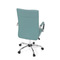 Kancelářská židle Autronic Kancelářská židle, modrá ekokůže, houpací mech, kolečka pro tvrdé podlahy, chromový kříž (KA-V307 BLUE) (19)