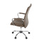Kancelářská židle Autronic Kancelářská židle, hnědá ekokůže, houpací mech, kolečka pro tvrdé podlahy, chromový kříž (KA-V307 BR) (16)