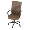 Kancelářská židle Autronic Kancelářská židle, hnědá ekokůže, houpací mech, kolečka pro tvrdé podlahy, černý kov (KA-V306 BR) (13)