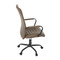Kancelářská židle Autronic Kancelářská židle, hnědá ekokůže, houpací mech, kolečka pro tvrdé podlahy, černý kov (KA-V306 BR) (21)
