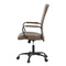 Kancelářská židle Autronic Kancelářská židle, hnědá ekokůže, houpací mech, kolečka pro tvrdé podlahy, černý kov (KA-V306 BR) (4)