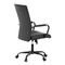 Kancelářská židle Autronic Kancelářská židle, černá ekokůže, houpací mech, kolečka pro tvrdé podlahy, černý kov (KA-V306 BK) (9)
