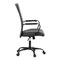 Kancelářská židle Autronic Kancelářská židle, černá ekokůže, houpací mech, kolečka pro tvrdé podlahy, černý kov (KA-V306 BK) (10)
