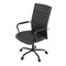 Kancelářská židle Autronic Kancelářská židle, černá ekokůže, houpací mech, kolečka pro tvrdé podlahy, černý kov (KA-V306 BK) (14)