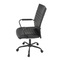 Kancelářská židle Autronic Kancelářská židle, černá ekokůže, houpací mech, kolečka pro tvrdé podlahy, černý kov (KA-V306 BK) (15)