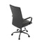 Kancelářská židle Autronic Kancelářská židle, černá ekokůže, houpací mech, kolečka pro tvrdé podlahy, černý kov (KA-V306 BK) (20)