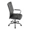 Kancelářská židle Autronic Kancelářská židle, černá ekokůže, houpací mech, kolečka pro tvrdé podlahy, černý kov (KA-V306 BK) (22)