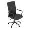 Kancelářská židle Autronic Kancelářská židle, černá ekokůže, houpací mech, kolečka pro tvrdé podlahy, černý kov (KA-V306 BK) (23)