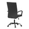 Kancelářská židle Autronic Kancelářská židle, černá ekokůže, houpací mech, kolečka pro tvrdé podlahy, černý kov (KA-V306 BK) (8)