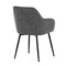 Moderní jídelní židle Autronic Jídelní židle, šedá látka, černý kov (DCL-221 GREY2) (23)