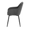 Moderní jídelní židle Autronic Jídelní židle, šedá látka, černý kov (DCL-221 GREY2) (24)