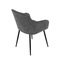 Moderní jídelní židle Autronic Jídelní židle, šedá látka, černý kov (DCL-221 GREY2) (18)