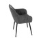 Moderní jídelní židle Autronic Jídelní židle, šedá látka, černý kov (DCL-221 GREY2) (19)