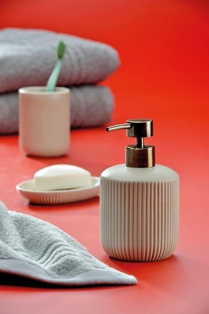 Dávkovač mýdla Kela KL-23740 Adele keramika šedá 400 ml (1)