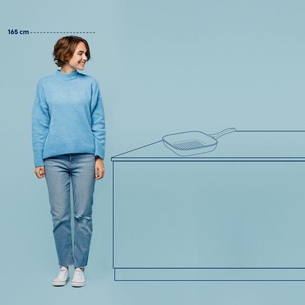 Grilovací pánev Kela KL-12228 Stella Nova litý hliník černá 28,0x28,0x6,0cm (3)