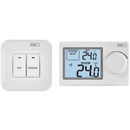 Pokojový manuální bezdrátový termostat Emos P5614