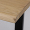 Dřevěný jídelní stůl Autronic Stůl jídelní, 180x90x75 cm,masiv dub, kovová noha ve tvaru písmene &amp;quotU&amp;quot, černý lak (DS-U180 DUB) (6)