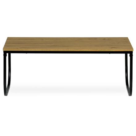 Konferenční stůl Autronic Stůl konferenční, MDF deska s dekorem divoký dub, černý kov. (CT-622 OAK) (1)
