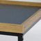 Konferenční stůl Autronic Stůl konferenční, MDF deska šedá s dekorativní hranou divoký dub, černý kov. (CT-613 OAK) (7)