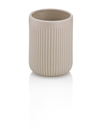 Pohár Kela KL-23739 Adele keramika stříbrně šedá