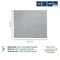 Koupelnová předložka Kela KL-23530 Maja 65x55 cm polyester šedá (2)