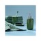 Miska na mýdlo Kela KL-22005 Isabella keramická listová zelená 13,5x8,5x2,0cm (1)