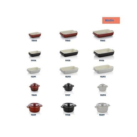 Servírovací a zapékací miska Kela KL-15291 Malin keramická světle šedá 22,5x12,5x6,0cm (5)