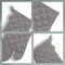 Chňapka Kela KL-12803 rukavice do trouby Puro 55%bavlna/45%len šedá 31,0x18,0cm (2)