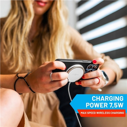 Bezdrátová nabíječka Fixed MagPad, bílá FIXMPAD2-WH (7)