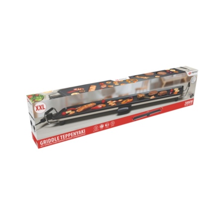 Stolní gril Kinzo ED-223161 teppanyaki 100x20 cm, 2000 W (10)