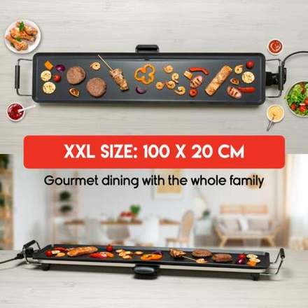 Stolní gril Kinzo ED-223161 teppanyaki 100x20 cm, 2000 W (7)