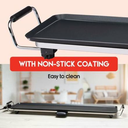 Stolní gril Kinzo ED-223161 teppanyaki 100x20 cm, 2000 W (8)