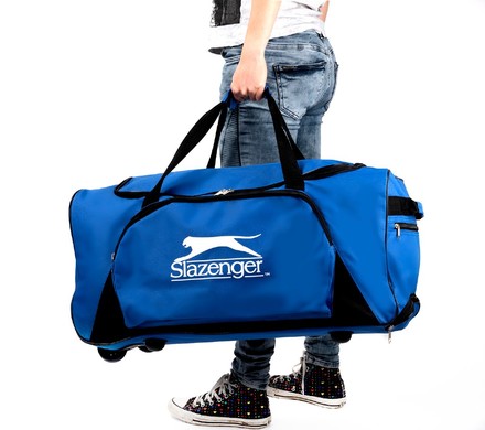 Sportovní /cestovní taška Slazenger ED-210018modr s kolečky modráED-210018modr (1)