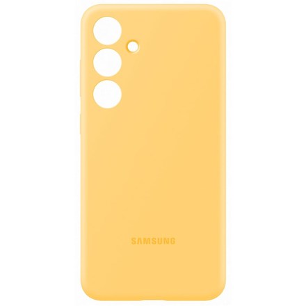 Kryt na mobil Samsung Silicone na Galaxy S24+ - žlutý