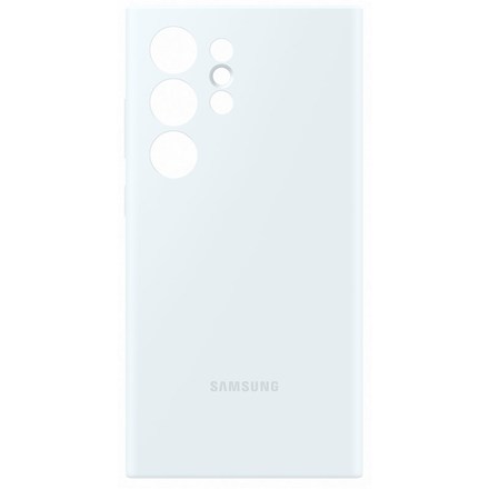 Kryt na mobil Samsung Silicone na Galaxy S24 Ultra - bílý