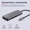USB Hub Trust DALYX, 6-in-1 USB-C Multi-Port - stříbrný (8)