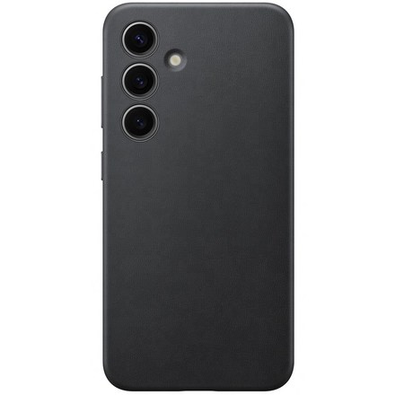 Kryt na mobil Samsung Vegan Leather na Galaxy S24 - černý