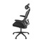 Kancelářská židle Autronic Židle kancelářská, černý mesh, černý plast, nastavitelný podhlavník, bederní opěrka (KA-E530 BK) (16)