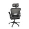 Kancelářská židle Autronic Židle kancelářská, černý mesh, černý plast, nastavitelný podhlavník, bederní opěrka (KA-E530 BK) (18)