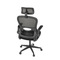 Kancelářská židle Autronic Židle kancelářská, černý mesh, černý plast, nastavitelný podhlavník, bederní opěrka (KA-E530 BK) (19)