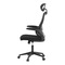 Kancelářská židle Autronic Židle kancelářská, černý mesh, černý plast, nastavitelný podhlavník, bederní opěrka (KA-E530 BK) (4)