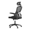 Kancelářská židle Autronic Židle kancelářská, černý mesh, černý plast, nastavitelný podhlavník, bederní opěrka (KA-E530 BK) (5)