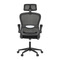 Kancelářská židle Autronic Židle kancelářská, černý mesh, černý plast, nastavitelný podhlavník, bederní opěrka (KA-E530 BK) (7)