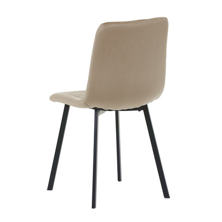 Moderní jídelní židle Autronic Židle jídelní, cappuccino samet, kov černý mat (DCL-973 CAP4) (7)