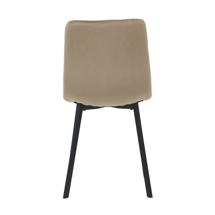 Moderní jídelní židle Autronic Židle jídelní, cappuccino samet, kov černý mat (DCL-973 CAP4) (8)