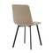 Moderní jídelní židle Autronic Židle jídelní, cappuccino samet, kov černý mat (DCL-973 CAP4) (9)