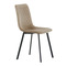 Moderní jídelní židle Autronic Židle jídelní, cappuccino samet, kov černý mat (DCL-973 CAP4) (12)